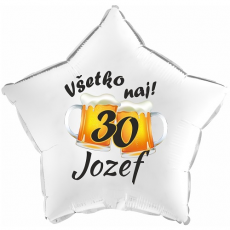 Balón Všetko naj Pivo s menom